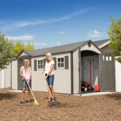 Lifetime 17.5 X 8ft Dual Entry Outdoor Storage Shed - Installation Included -Best Home Furnishing Store 13911315 1404978027978446