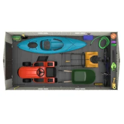 Lifetime 15 X 8ft Rough Cut Dual Entry Outdoor Storage Shed - Installation Included -Best Home Furnishing Store 13911316 3774978028333871