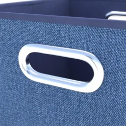 Clever Cube Fabric Insert - Set Of 2 - Steel Blue -Best Home Furnishing Store 13911397 1904981912917582