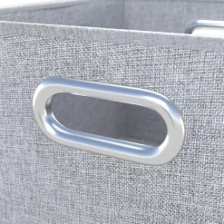 Clever Cube Fabric Insert - Set Of 2 - Woven Silver -Best Home Furnishing Store 13911399 1174981913270010