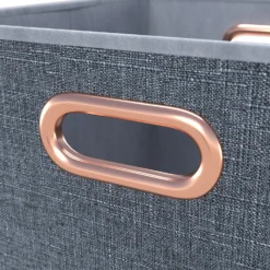 Clever Cube Fabric Insert - Set Of 2 - Woven Marine -Best Home Furnishing Store 13911400 2134981912957077