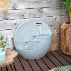 Stylish Fountain Kyoto Falls Garden Water Feature With LEDs -Best Home Furnishing Store 13947170 2105005844858475