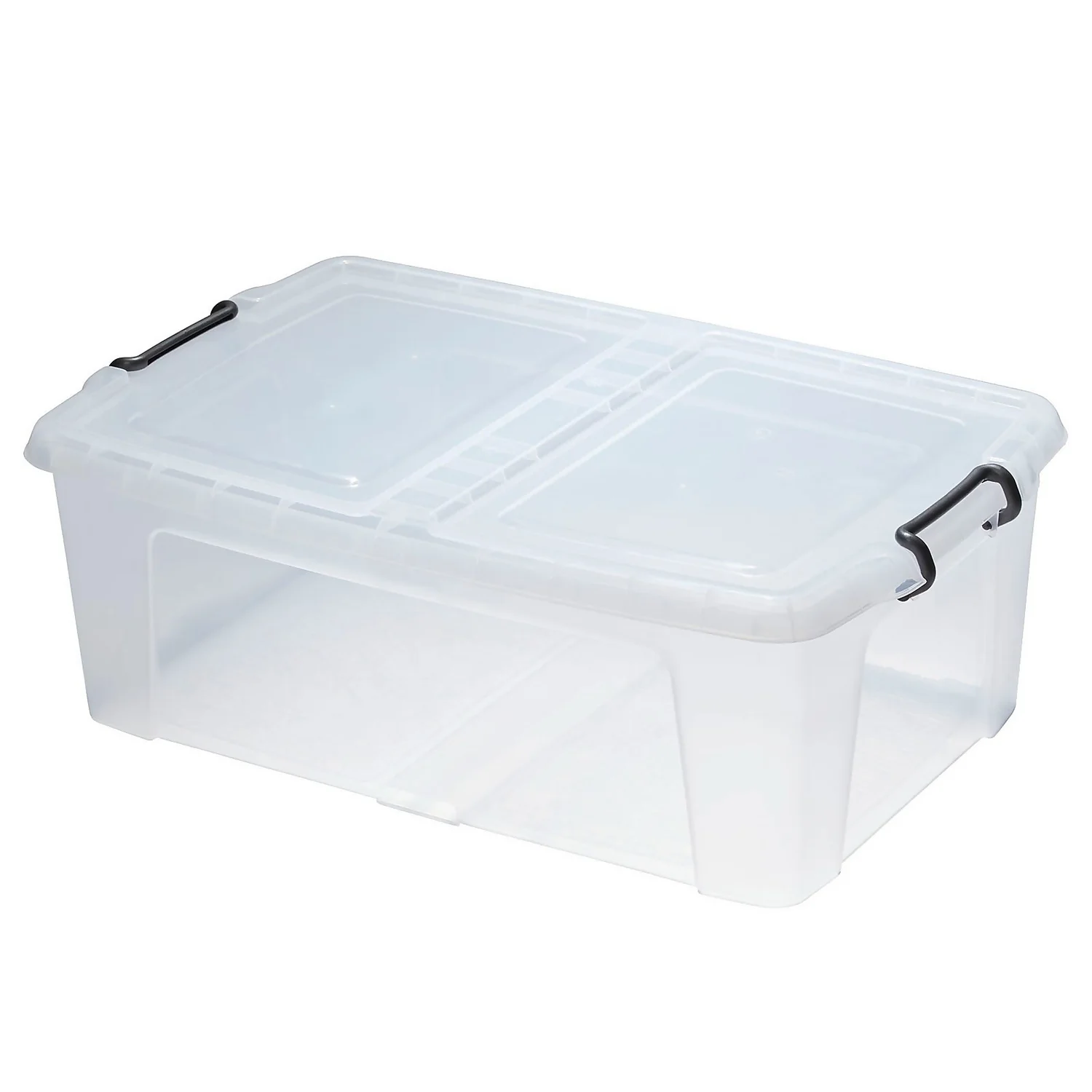 50L Storemaster Box With Lid - Clear 1 50L Storemaster Box With Lid - Clear