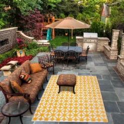 Homebase Outdoor Rug - Mustard 120x180cm -Best Home Furnishing Store 13953332 1264989199281348