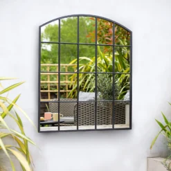 Black Industrial Arch Garden Mirror -Best Home Furnishing Store 13965926 2135001706502310