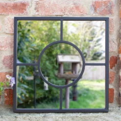 Black Square Garden Mirror 9 Black Square Garden Mirror -Best Home Furnishing Store 13965928 1915001706777428