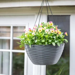 Wave Hanging Basket Charcoal - 35cm -Best Home Furnishing Store 13973619 5855011239782385