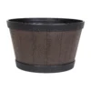 Banded Whiskey Barrel Planter - 39cm