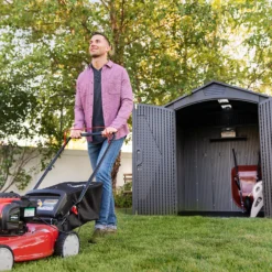 Lifetime 7x7ft Outdoor Storage Shed - Rough-Cut Grey 14 Lifetime 7x7ft Outdoor Storage Shed - Rough-Cut Grey -Best Home Furnishing Store 13997403 1125000054921586