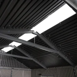 Lifetime 7x7ft Outdoor Storage Shed - Rough-Cut Grey 16 Lifetime 7x7ft Outdoor Storage Shed - Rough-Cut Grey -Best Home Furnishing Store 13997403 1605000055011244