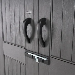 Lifetime 7x7ft Outdoor Storage Shed - Rough-Cut Grey 19 Lifetime 7x7ft Outdoor Storage Shed - Rough-Cut Grey -Best Home Furnishing Store 13997403 1835000055142995