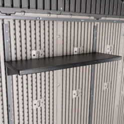 Lifetime 7x7ft Outdoor Storage Shed - Rough-Cut Grey 18 Lifetime 7x7ft Outdoor Storage Shed - Rough-Cut Grey -Best Home Furnishing Store 13997403 5775000055102387