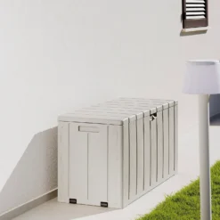 Toomax Bravo Garden Storage Box 270L - Warm Grey -Best Home Furnishing Store 13997481 1325004537305337