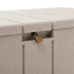 Toomax Bravo Garden Storage Box 270L - Warm Grey -Best Home Furnishing Store 13997481 1505004537275931