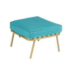 Omari Metal Garden Corner Sofa Set - Teal & Gold -Best Home Furnishing Store 14005699 1405022704726583