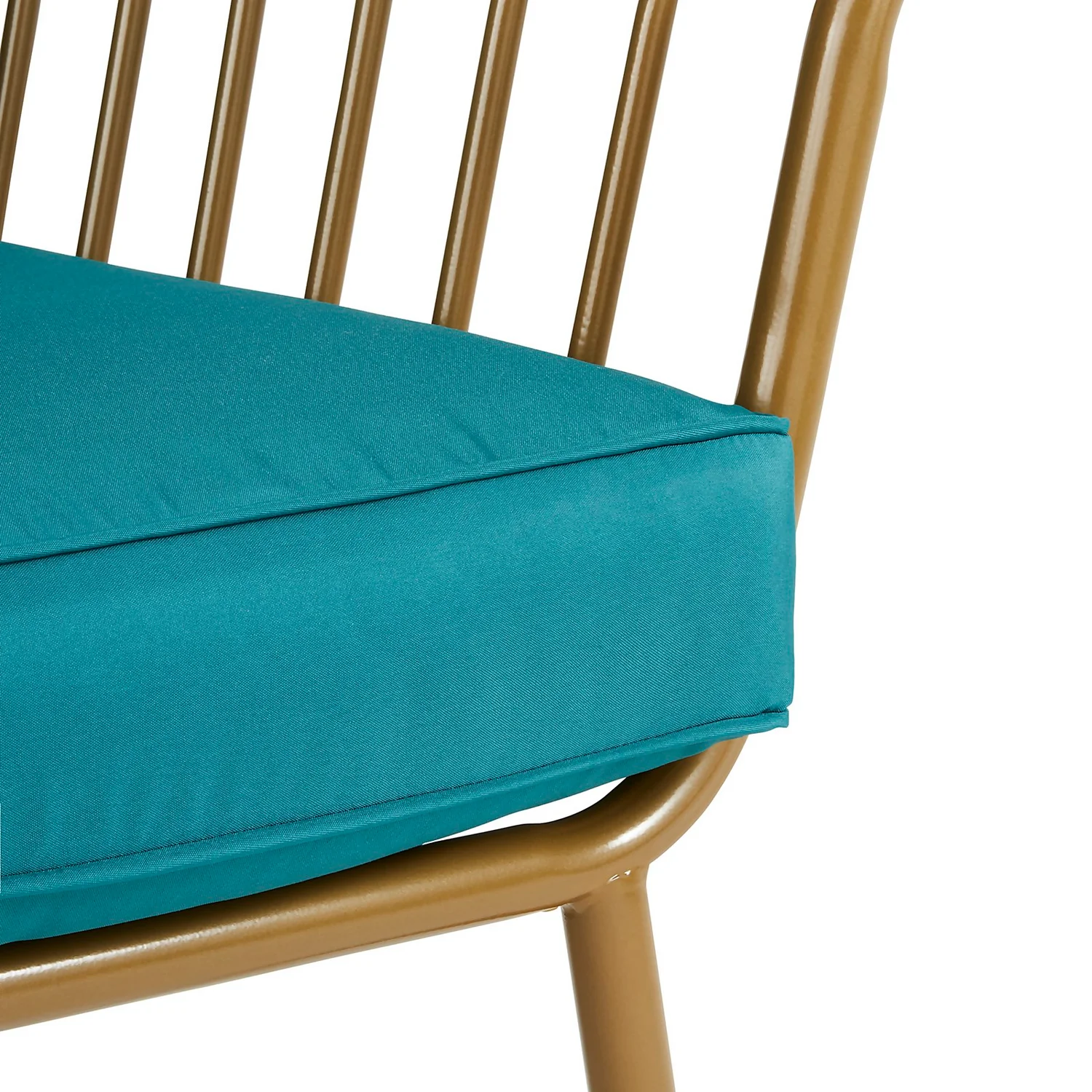 Omari Metal Garden Sofa Set - Teal & Gold 10 Omari Metal Garden Sofa Set - Teal & Gold - Image 10