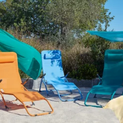 Siesta Sun Lounger - Blue -Best Home Furnishing Store 14005768 2005022687297003