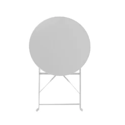 Millie Metal Bistro Set - Grey 19 Millie Metal Bistro Set - Grey -Best Home Furnishing Store 14005781 1825018250015900