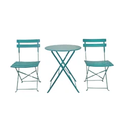 Millie Metal Bistro Set - Green 12 Millie Metal Bistro Set - Green -Best Home Furnishing Store 14005782 6135018249521962