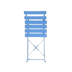Millie Metal Bistro Set - Blue 18 Millie Metal Bistro Set - Blue -Best Home Furnishing Store 14005783 2055018249978976