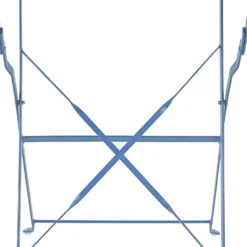 Millie Metal Bistro Set - Blue 13 Millie Metal Bistro Set - Blue -Best Home Furnishing Store 14005783 8755018249714757