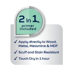 Dulux Simply Refresh Multi Surface Eggshell Paint Polished Pebble - 750ml -Best Home Furnishing Store 14272816 2025036402656839