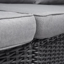 Keter California 4 Seater Outdoor Garden Furniture Lounge Set - Graphite With Grey Cushions -Best Home Furnishing Store 14539591 9085041801730889