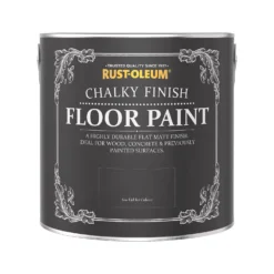 Rust-Oleum Chalky Floor Paint Black Sand - 2.5L 9 Rust-Oleum Chalky Floor Paint Black Sand - 2.5L -Best Home Furnishing Store 14606519 4925053487447289